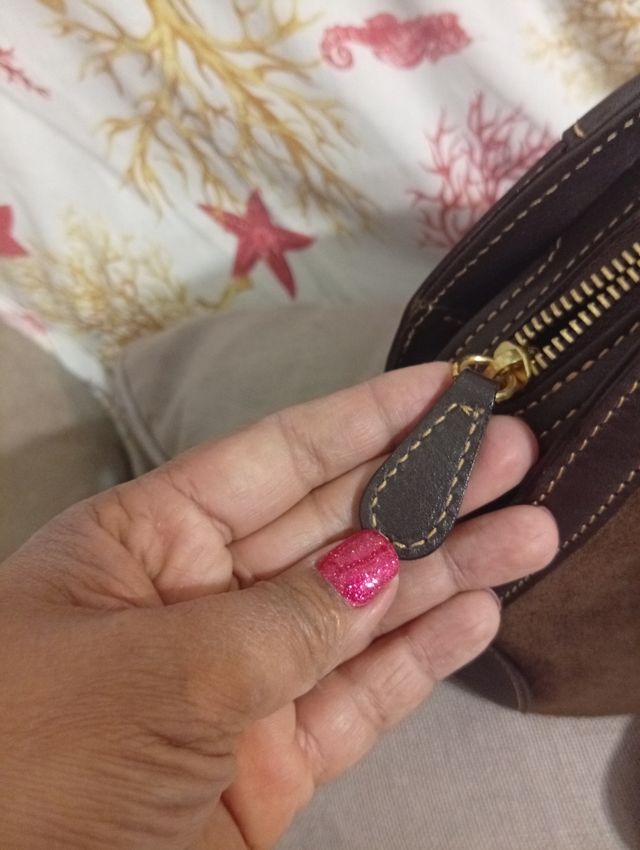 Borsa BUTI in suede marrone