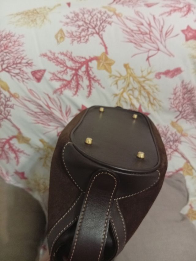 Borsa BUTI in suede marrone