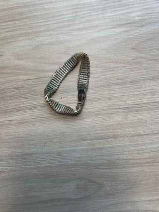 Pulsera y brazalete plata