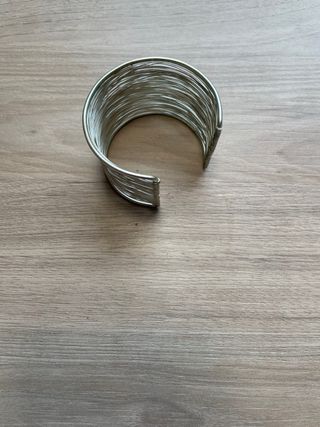 Pulsera y brazalete plata