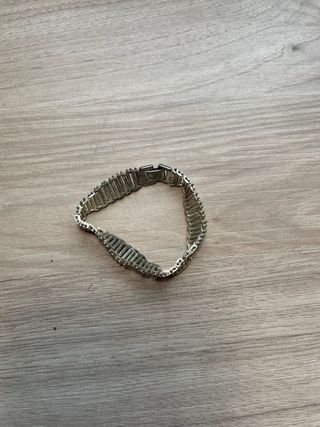 Pulsera y brazalete plata