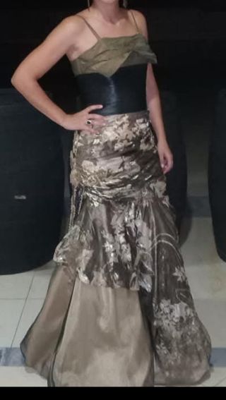 Vestido verde de fiesta