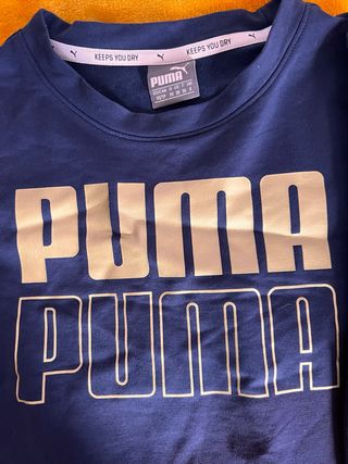 Sudadera Puma mujer azul-rojo