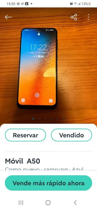 Samsung Galaxy A50 Azul