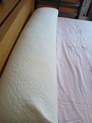 Almohada larga viscoelastica  135cm - Blanca