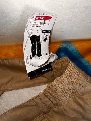 Pantalones nieve Decathlon beige - Talla L