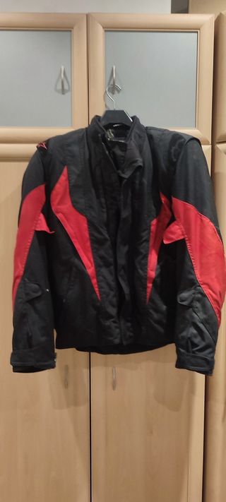 Chaqueta moto Alpinestars negra-roja