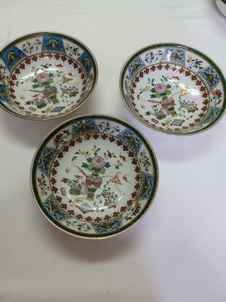 3 Saladadeiras Porcelana - Antiga