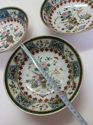 3 Saladadeiras Porcelana - Antiga