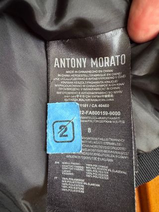 Giubbotto Antony Morato bimbo 8 anni