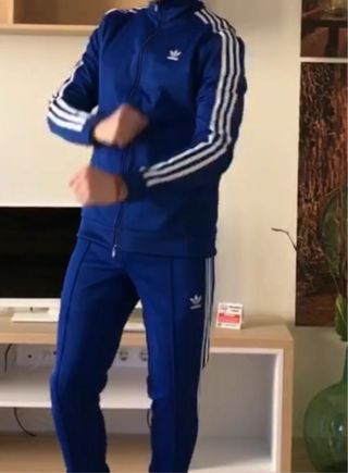 Pantalones Adidas Adicolor Azul - Talla S