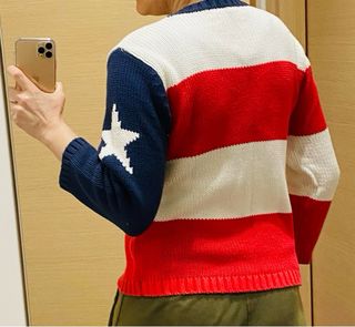 Maglia cotone Tommy Hilfiger manica 3/4 - Tg M