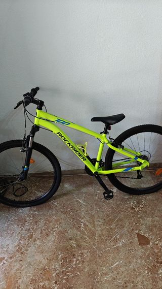 Bicicleta Rockrider ST 100 verde – Como nueva