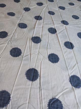 Funda nórdica 160cm - Azul y blanca