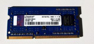 Kingston 4GB 1RX8 mod. 16D3LS1KBG/4G DDR3