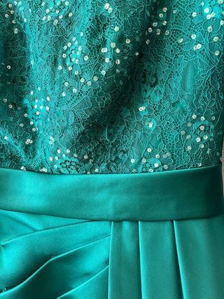 Vestido Pronovias Verde Botella