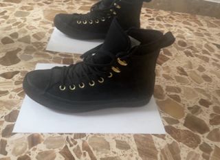 Converse negras - Botas altas
