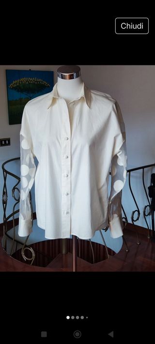 Camicia Zara bianca taglia M