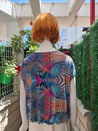 Camiseta blusa manga corta Spg Jenuan talla XL