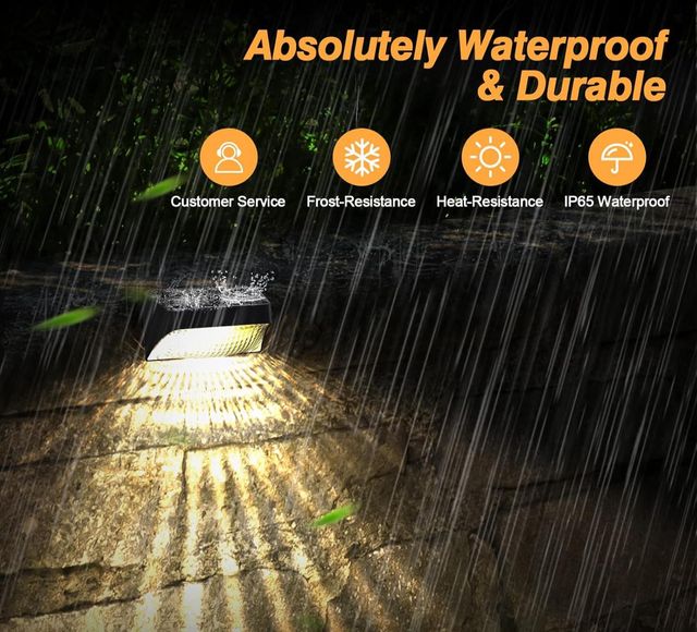 Lámpara solar de jardín para exteriores