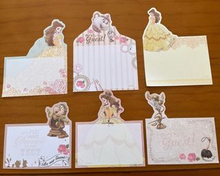 Lote cartas perfumadas Disney