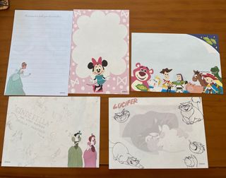 Lote cartas perfumadas Disney