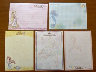 Lote cartas perfumadas Disney
