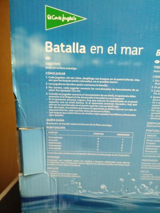 Hundir la flota - Batalla en el mar. Juego de mesa