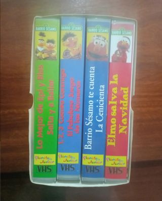 VHS Barrio Sésamo: 4 Películas