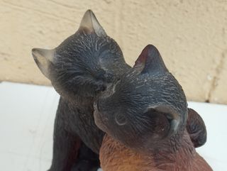 Gatti gattini fanno effusioni in vetro Daum France