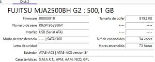 Disco duro externo Freecom 500GB