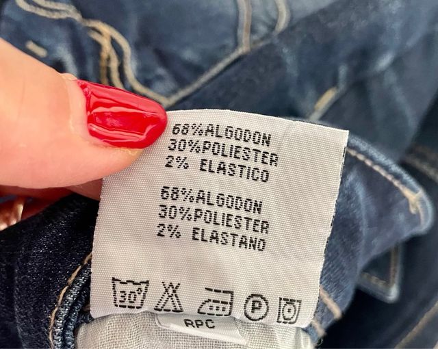 Falda vaquera Mas Fashion azul
talla muy bien 