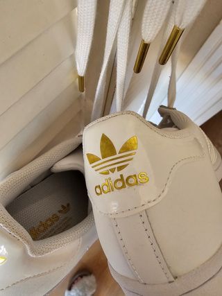 Adidas Superstar Blancas Dorado EU 39.5