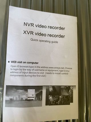 Gravador de Vídeo Digital H.265 52V