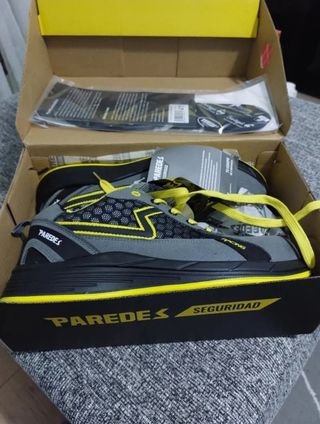 Zapatos seguridad Paredes - Gris/Amarillo