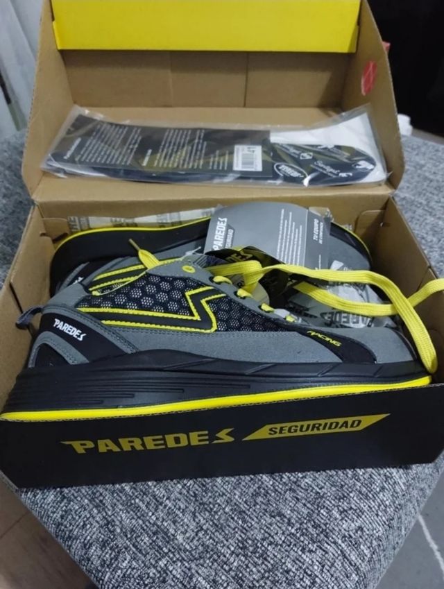 Zapatos seguridad Paredes - Gris/Amarillo