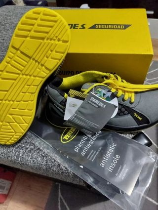 Zapatos seguridad Paredes - Gris/Amarillo