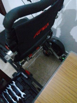 Silla ruedas eléctrica plegable