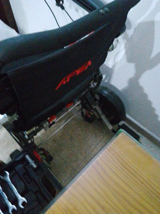 Silla ruedas eléctrica plegable