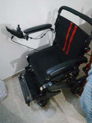 Silla ruedas eléctrica plegable