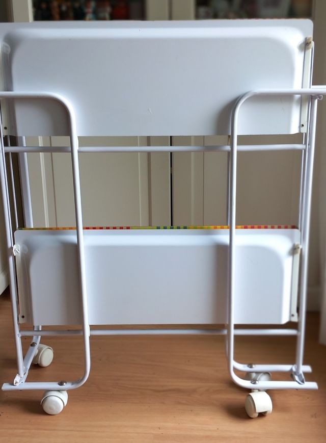 Carro auxiliar plegable multicolor