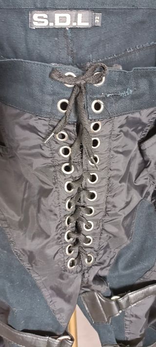 Pantalon gótico steampunk medieval, Halloween 