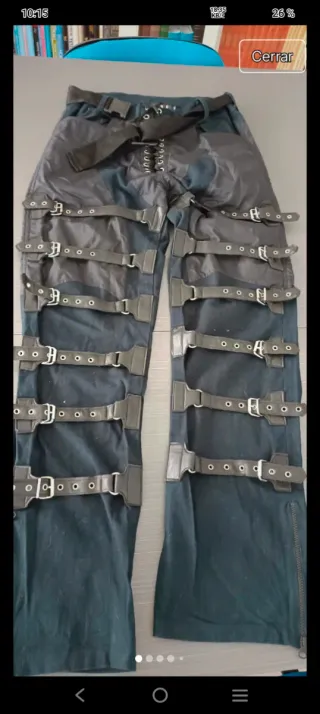 Pantalon gótico steampunk medieval, Halloween 