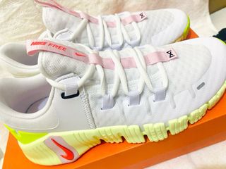 Nike Free Metcon 5 Blancas/Amarillas - 40.5