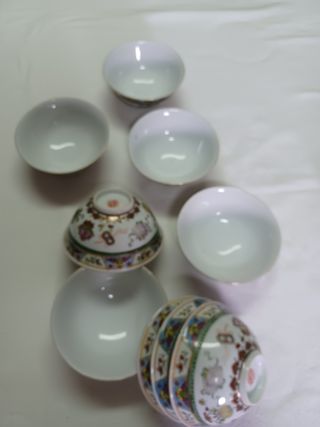 Jogo de 9 Taças Porcelana China