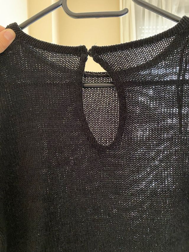 Vestido corto negro invierno