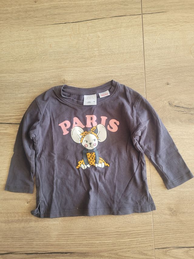 Camiseta Zara bebe 6-9 meses