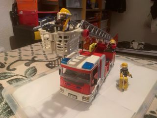Camión Bomberos Playmobil - Juguete