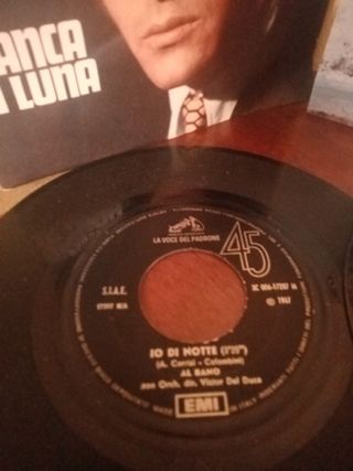 Albano 45 giri: Io di notte & La canzone di Maria
