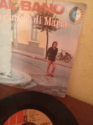 Albano 45 giri: Io di notte & La canzone di Maria